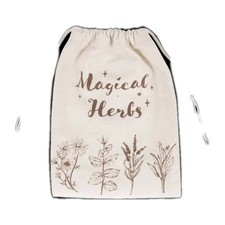 Cotton Herb Storage Bag X 3 - Witches, Wiccan, Wizards,