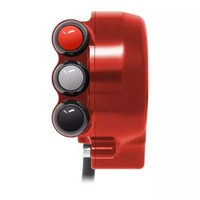 Gasgriff Bedieneinheit + Schalter Jetprime Aprilia Tuono 660 Factory 21-23 Rot