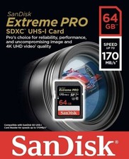SanDisk 64GB Extreme PRO SDXC 170MB/s
