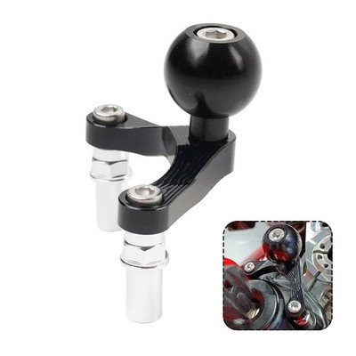1pc motorcycle phone holder balls mount bracket for Ducati V4 V2 black