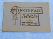 1923 CINCINNATI TOOL CO. Catalog - Hargrave Clamps, Spoke Shaves, Screw Drivers