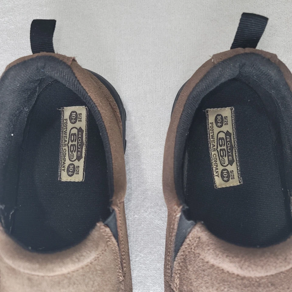 Zapatos sin cordones Route 66 de cuero de gamuza genuino marrón para hombre talla 10,5 Foto 4 de 4