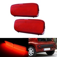 2x Rote Linse LED-Stoßfänger reflektor lampen für Citroen C5,Peugeot 607 00-10