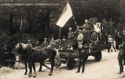 Postcard Sušice pouring oven region Pilsen, celebrations of resistance to... - 11203013