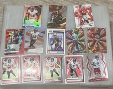 Panini Buccaneers NFL 13 Card Lot 2022 Score Donruss Rookie Evans White