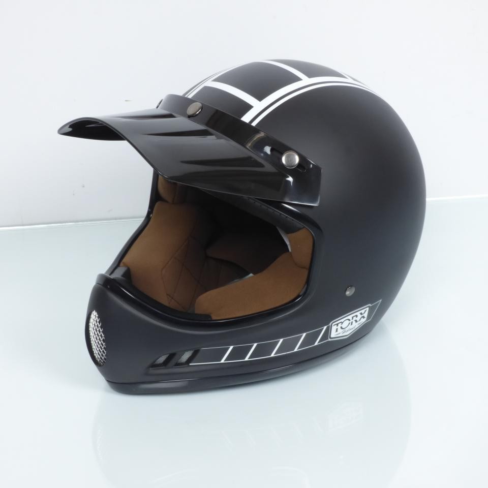 Casque cross Torx pour arpenter les pistes de terre en Brad Legend