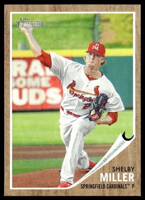 2011 Topps Heritage Minor League Shelby Miller Rookie St. Louis Cardinals #28