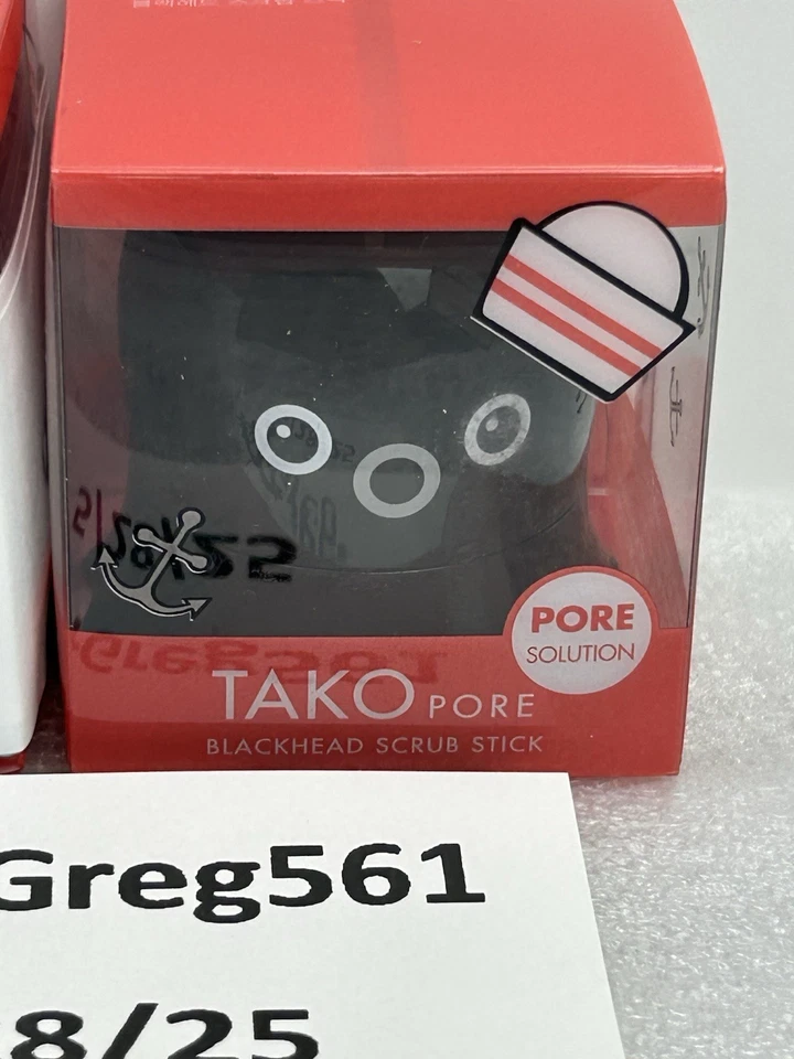 Black TONYMOLY Tako Pore Blackhead Scrub Stick Exfoliates Pores Exp 03/27 2PK - Image 4 of 4