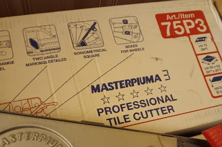 Montolit 75P3 Manual Masterpiuma Tile Cutter 75 Cm 29"