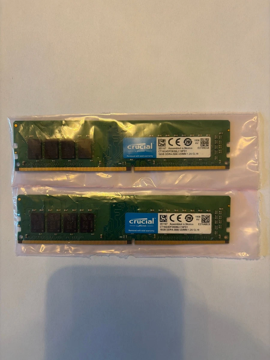 Crucial DDR4 SDRAM 32 GB Total Capacity Memory (RAM) for sale | eBay
