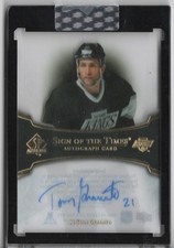 2025-26 Clear Cut Tony Granato #STA-TG Kings SP Authentic Sign of the Times Auto