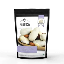 Nutiko White Chocolate Coated Dates with Almond - 300gm Free Shipping World Wide