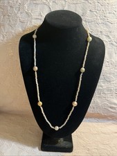 Freshwater Pearls With Tiny Pink Beads Necklace Stunning