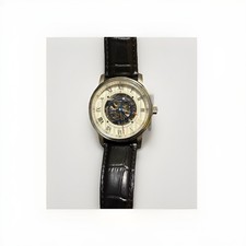 Thomas Ernshaw Stainless Steel/ Leather Automatic Watch