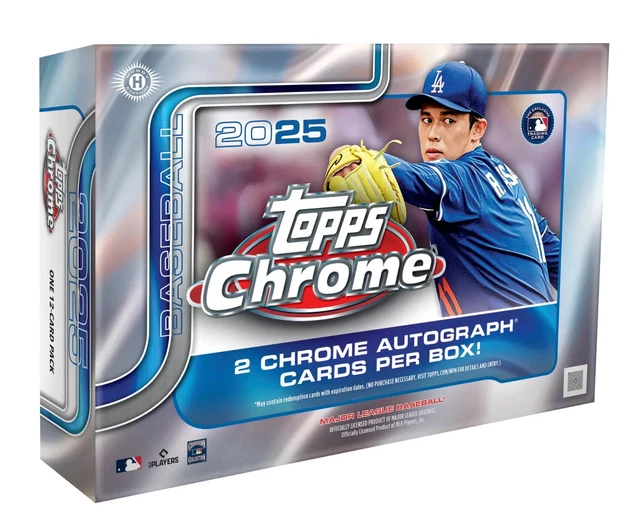 MLB PYT Break #165- 2025 Topps Chrome MLB Breaker's Case (6 Boxes) (Breaks 7/31)