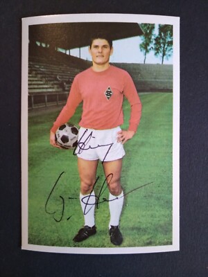 Heinz Wittmann  Bor. M'gladbach Bergmann 1967/68 #  168 ungeklebt handsigniert 