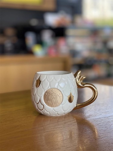 New 2024 China Starbucks The year of Dragon Scale 12oz Ceramic Mug - Picture 7 of 7