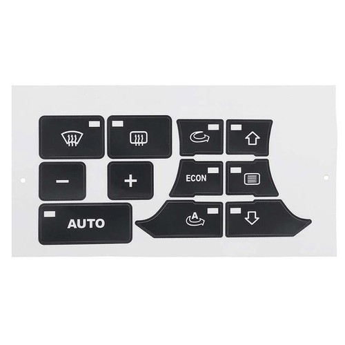 Upgrade Your For A3 8P Climate Control with Quality Button Repair Stickers - Zdjęcie 2 z 6