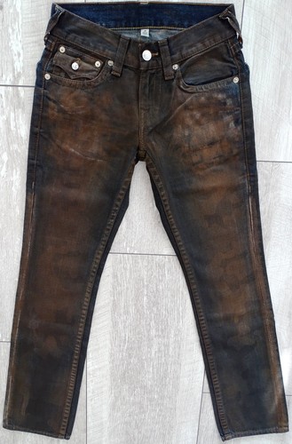 TRUE RELIGION STRAIGHT W FLAP PREM BSC OMW Jeans Herren Jeanshose Gr.28 NEU - Bild 2 von 12