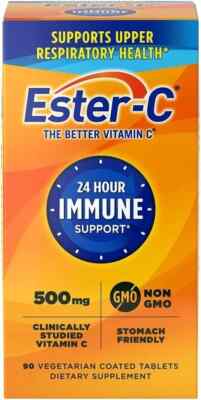 SM Ester-C 500 mg The Better Vitamin C Coated Tablets 90ct (3 Pack)