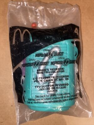 McDonald's Happy Meal Toy Inspector 2 Gadget Inspector Dog Translator #4 2003