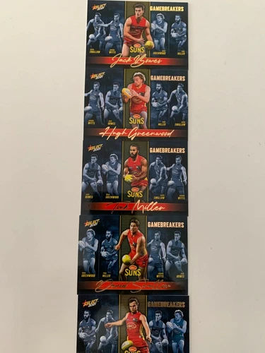 2021 AFL SELECT FOOTY STARS GAMEBREAKERS TEAM SET (5) CARDS (YOU CHOOSE ) - Picture 10 of 19