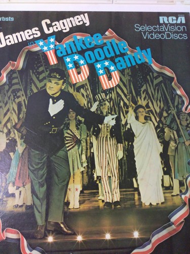 CED VideoDisc Yankee Doodle Dandy 1943 Warner Bros SelectaVision B&W Ships FREE - Picture 3 of 4