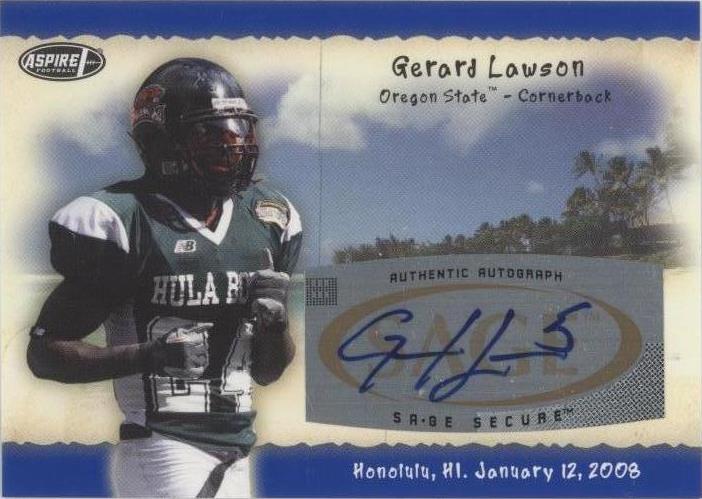 2008 SAGE Aspire Gerard Lawson #H12 - 1 of 2