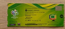 Ticket 2006 Sweden vs. England World Cup 2006 #35 26774