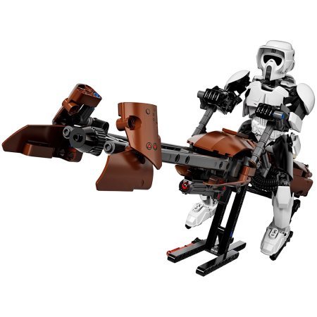 lego scout trooper and speeder bike