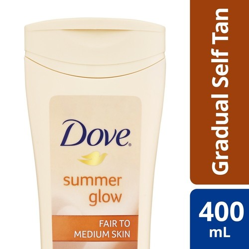 Dove Summer Glow Gradual Self Tan Body Lotion 400mL - Fair to Medium Skin Tanner - Picture 3 of 3