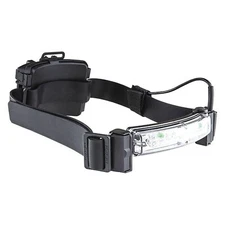 Command+ LoPro White/Green LED Helmet Light, Rechargeable Fire and Impact