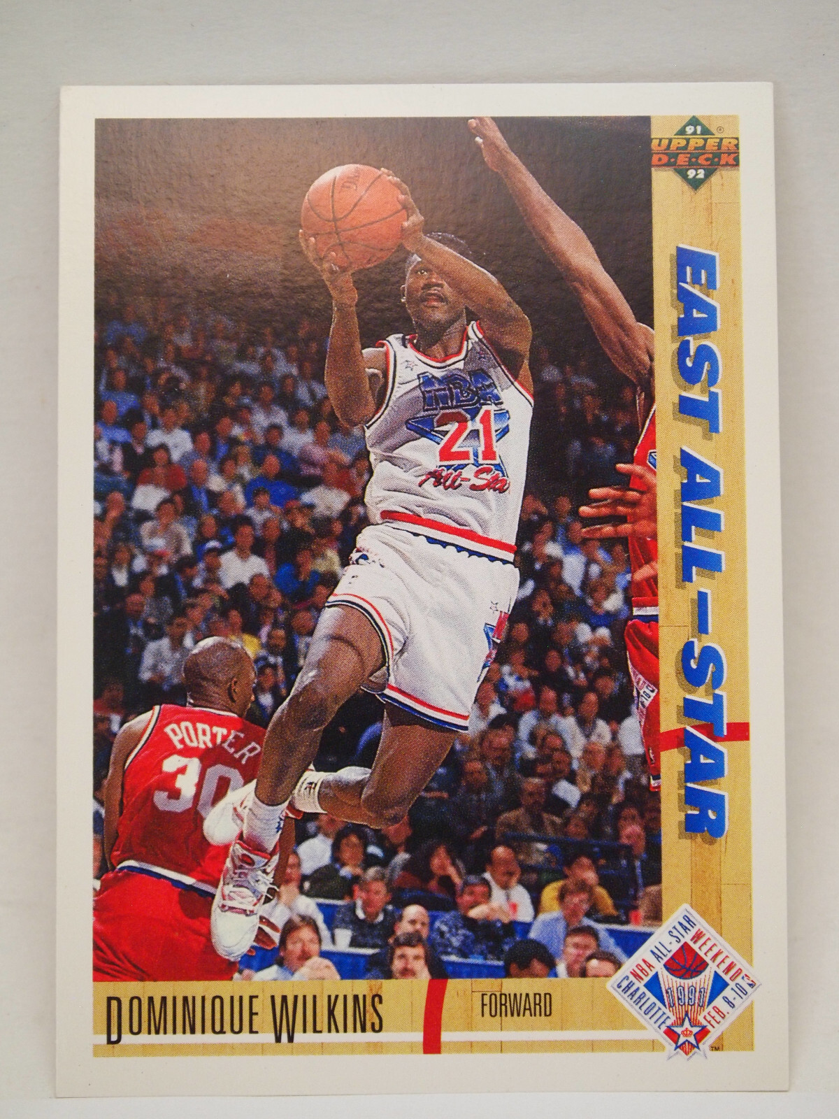 1991-92 Upper Deck Dominique Wilkins All Star Atlanta Hawks #66