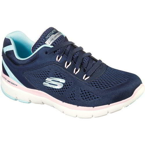 skechers ladies blue trainers