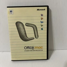Microsoft Office Mac Student And Teacher Edition 2004 Word Powerpoint Excel