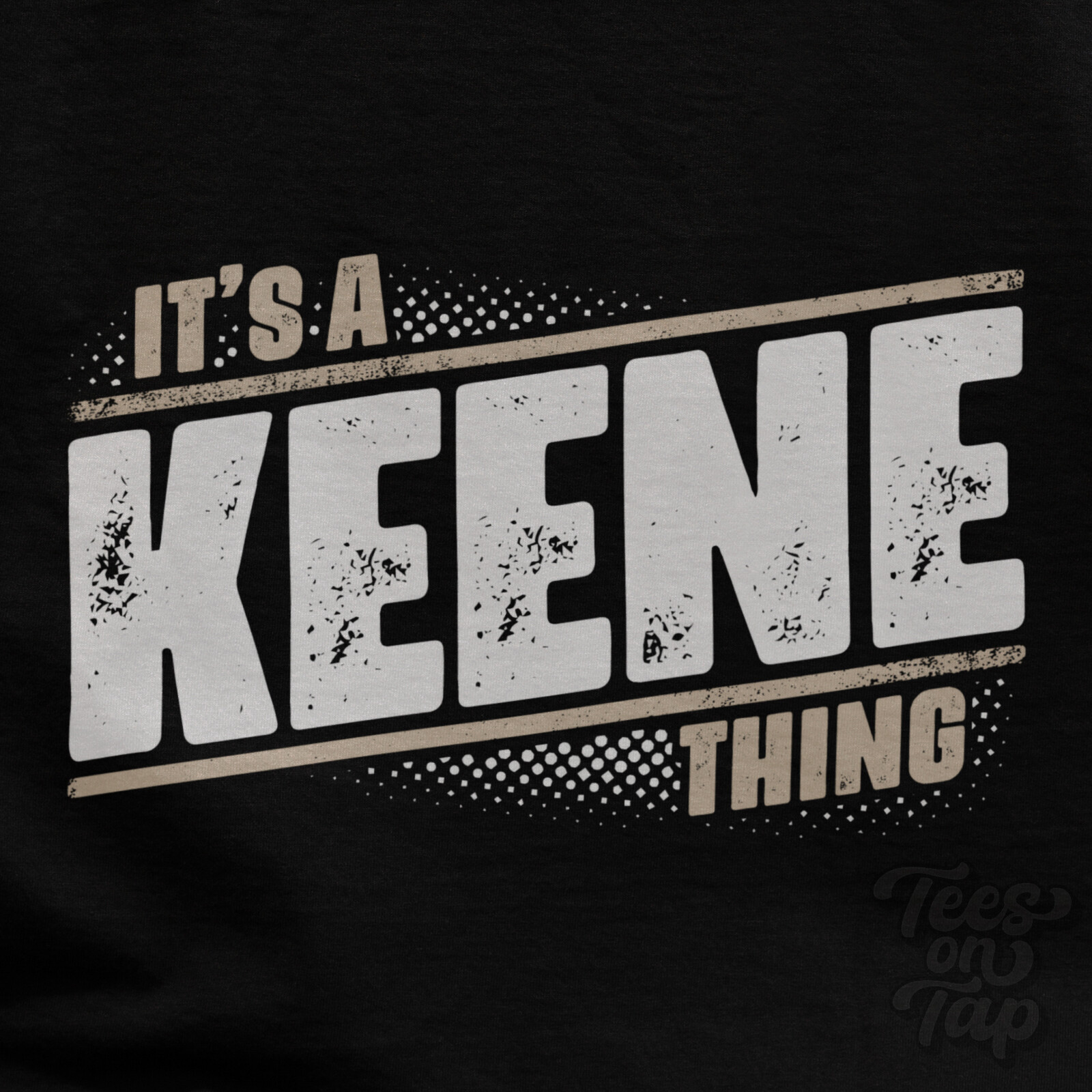 T SHIRT IT'S A KEENE THING nome cognome divertente idea regalo famiglia