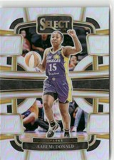 2023-24 Panini Select WNBA Silver Prizm Aari McDonald Los Angeles Sparks #91