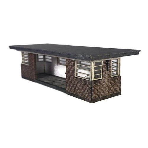 1930'S ART DECO BUS/TRAM SHELTER LASER CUT OO GAUGE & 1:76 MODEL RAIL-KX097-OO - Picture 3 of 4