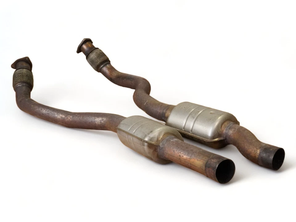 2013 - 2016 Audi S7 4G Muffler Silencer Resonator Exhaust Pipe Lower Center Oem Foto 3 de 4