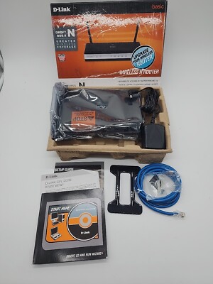 D-Link DIR-615 N300 10/100 Wireless-N Router 4-port Editors Choice NEW Open Box