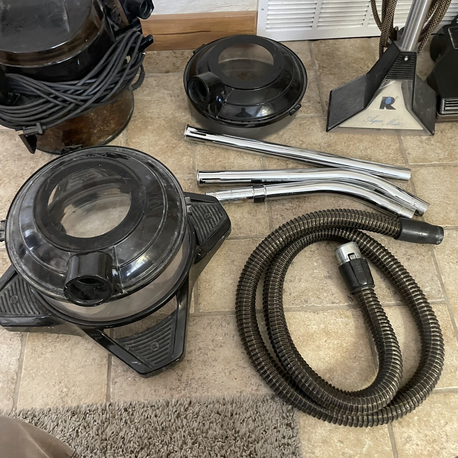 Rexair Rainbow D4C SE Vintage Vacuum Cleaner & Rainbowmate & Aqua Mate