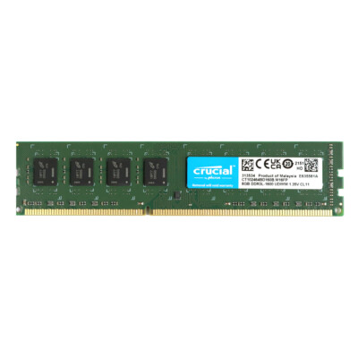 Crucial 16GB(2 x 8GB) 2Rx8 DDR3L 1600MHz PC3L-12800 RAM 240-Pin