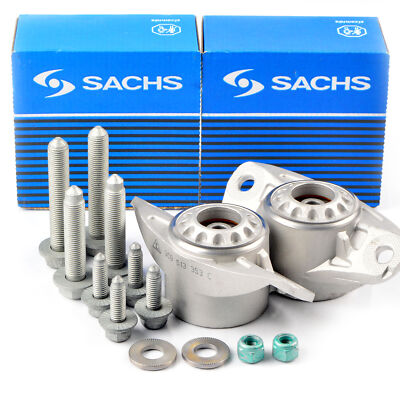 2x SACHS 802382 Domlager + Schrauben Hinten für A3 GOLF 5 6 PASSAT TIGUAN TOURAN