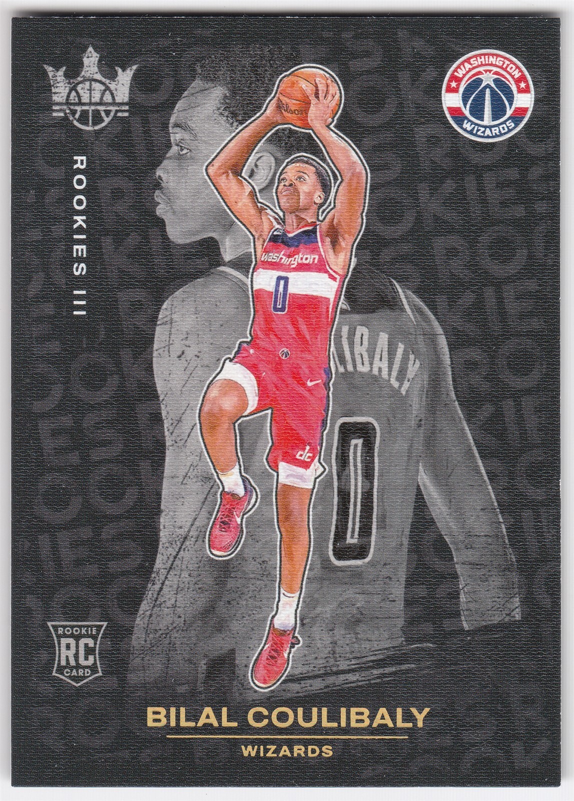 2023-24 Panini Court Kings Rookies III BILAL COULIBALY 151 Washington Wizards RC