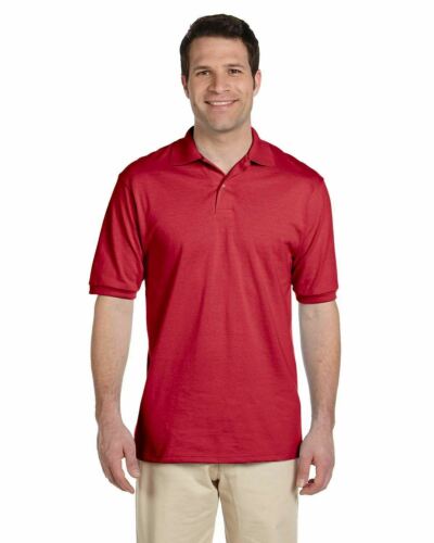 JERZEES Mens SpotShield 50/50 Polo Sport Shirt 437MSR S-5XL Cotton/Polyester - Picture 25 of 26