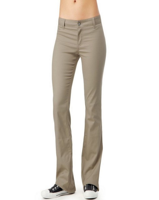 Dickies Girl N882 Women's Juniors Slim Fit Boot Cut Flair Leg Utility Work Pants eBay