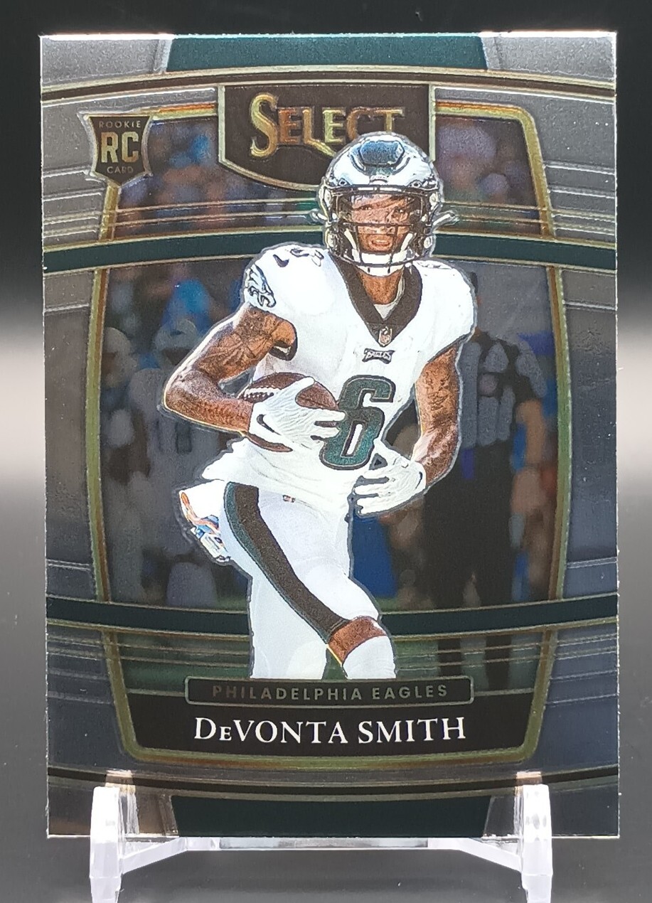 2021 Panini Select Football #49 DeVonta Smith Rookie RC Concourse Level Eagles