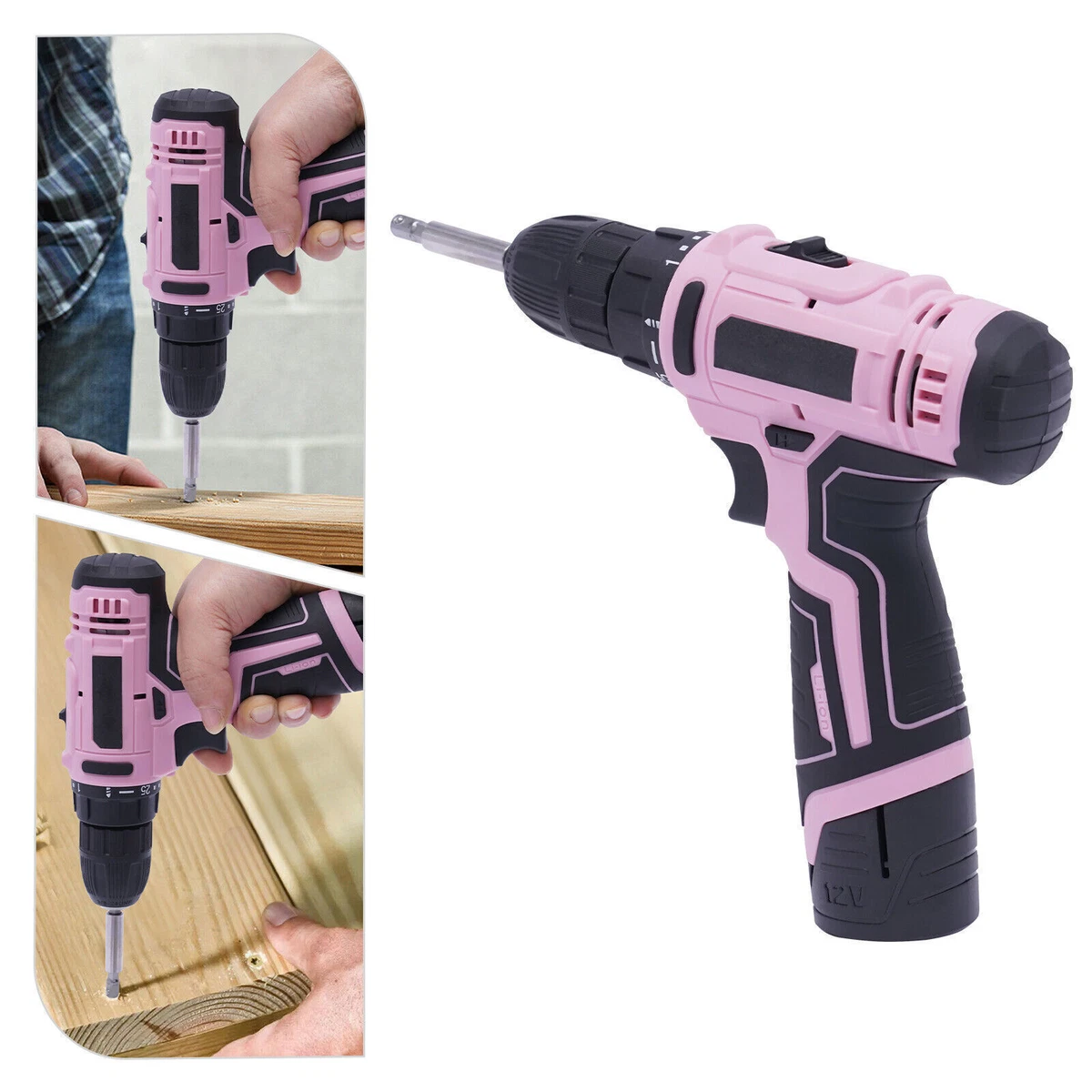 Pink cordless screwdriver deals