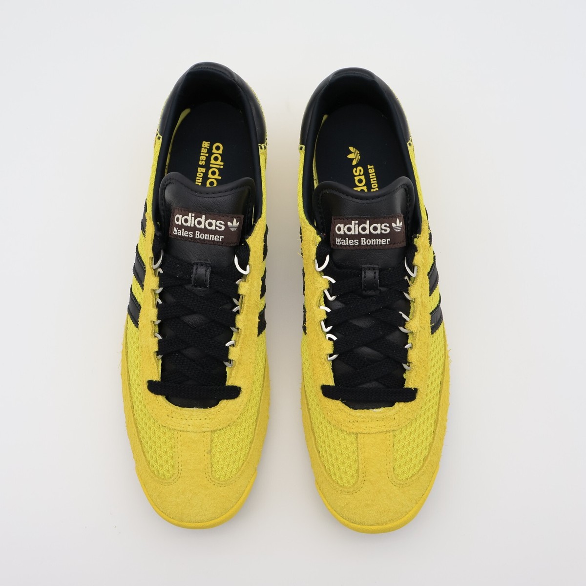 【即日発送可】adidas originals★WALES BONNER SL76 イエロー x Wales Bonner SL76 leather-trimmed sneakers in yellow