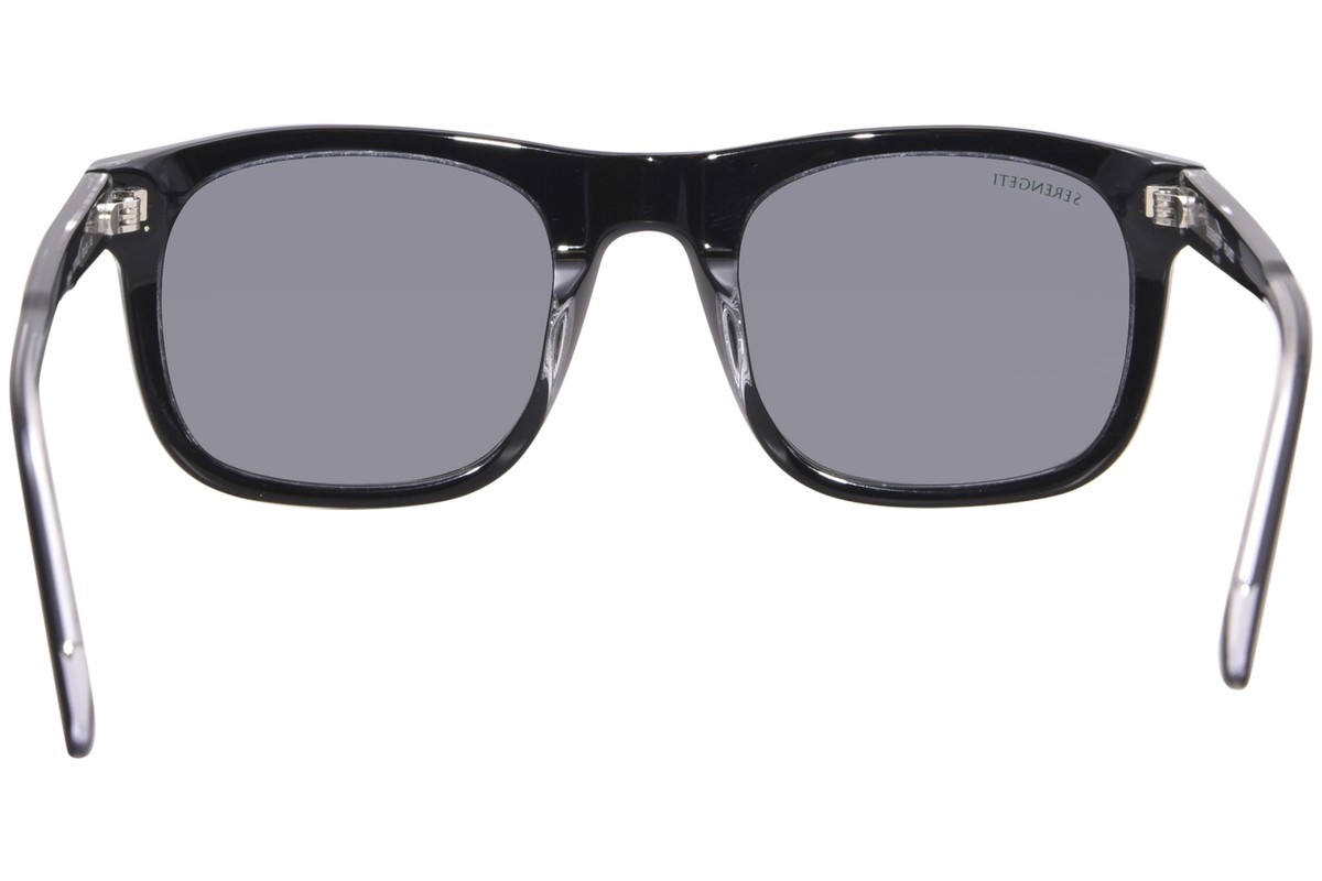 Serengeti Charlton SS576003 Sunglasses Men's Black Crystal